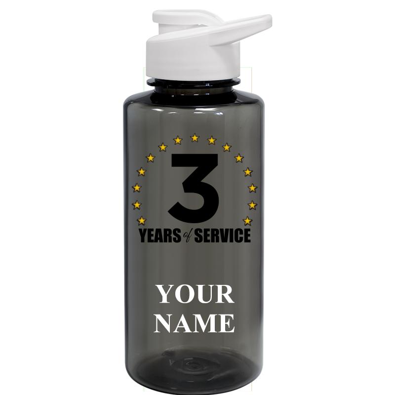 WATER BOTTLE 36OZ GRAY