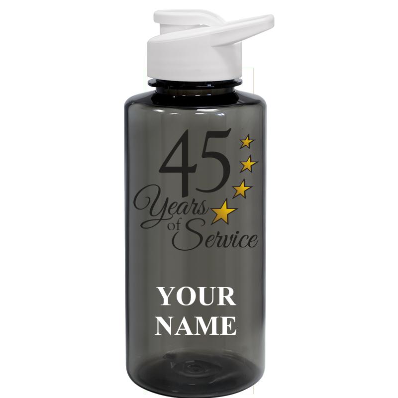 WATER BOTTLE 36OZ GRAY