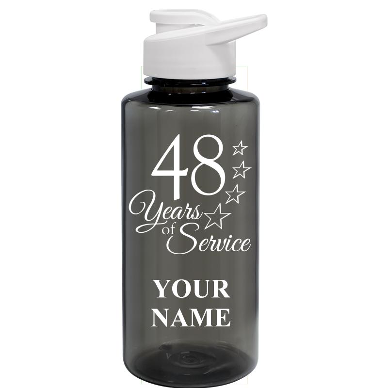 WATER BOTTLE 36OZ GRAY