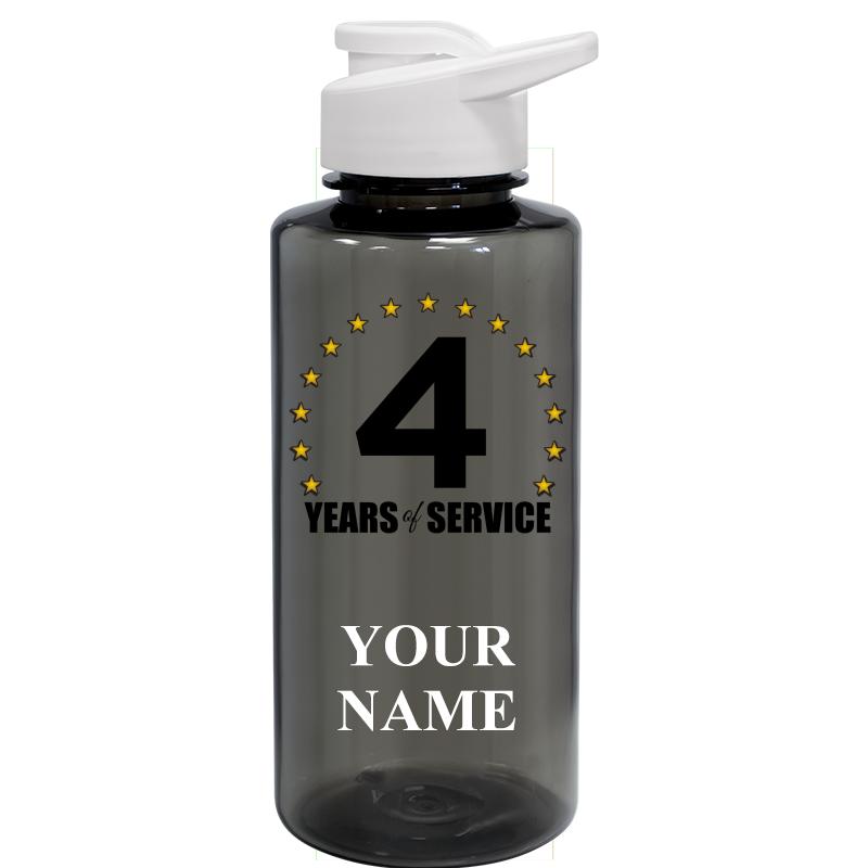 WATER BOTTLE 36OZ GRAY