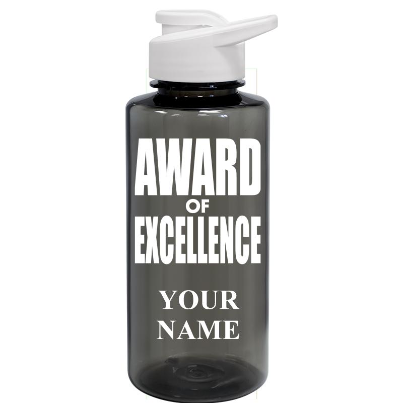 WATER BOTTLE 36OZ GRAY