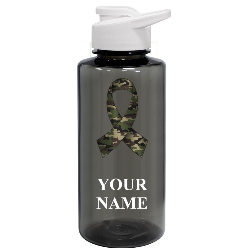 WATER BOTTLE 36OZ GRAY