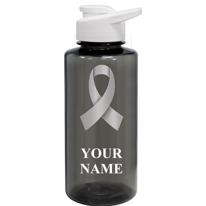 WATER BOTTLE 36OZ GRAY