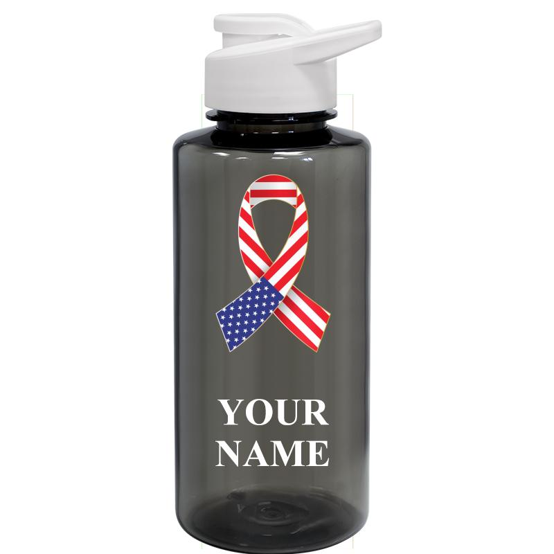 WATER BOTTLE 36OZ GRAY