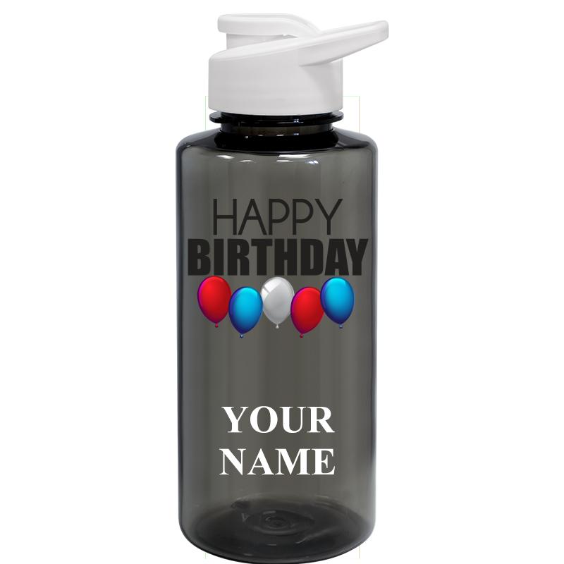 WATER BOTTLE 36OZ GRAY