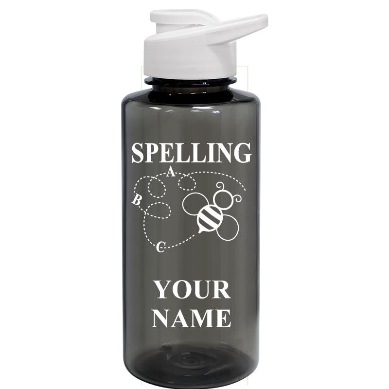 WATER BOTTLE 36OZ GRAY