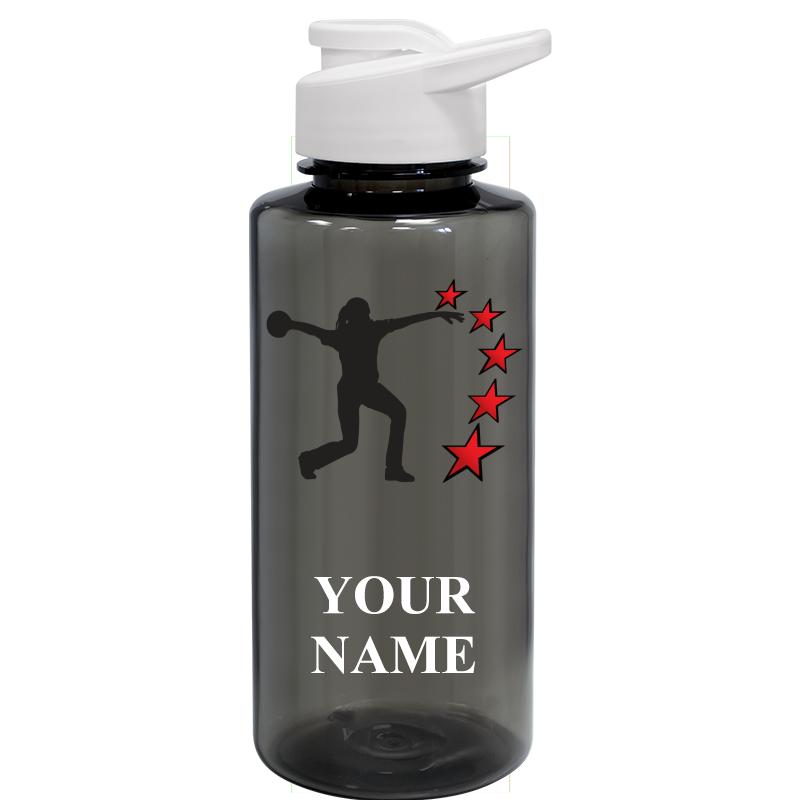 WATER BOTTLE 36OZ GRAY