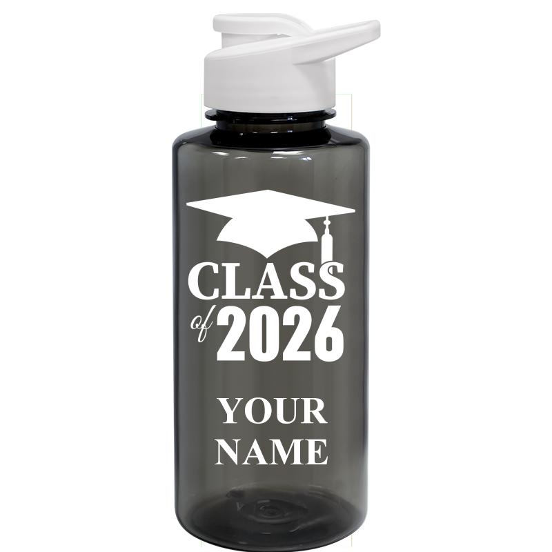 WATER BOTTLE 36OZ GRAY