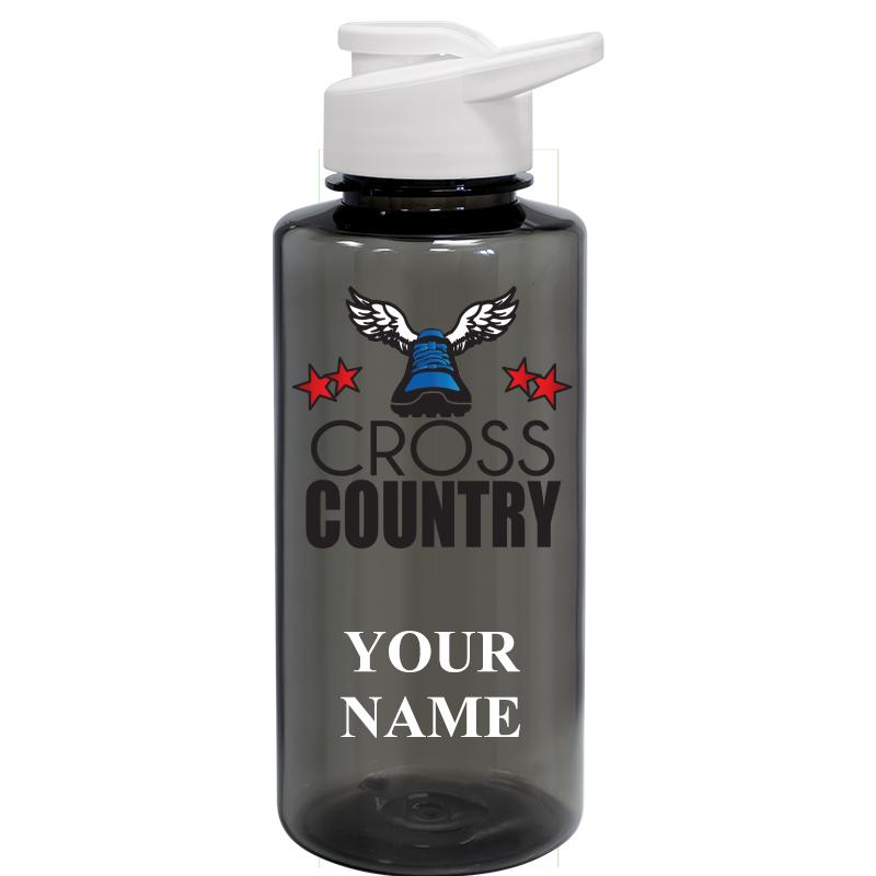 WATER BOTTLE 36OZ GRAY