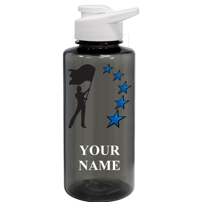 WATER BOTTLE 36OZ GRAY