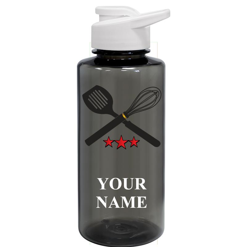 WATER BOTTLE 36OZ GRAY