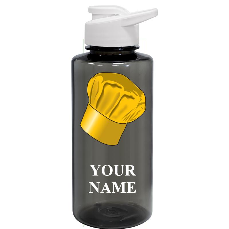 WATER BOTTLE 36OZ GRAY