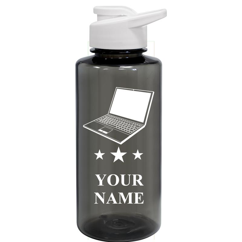 WATER BOTTLE 36OZ GRAY
