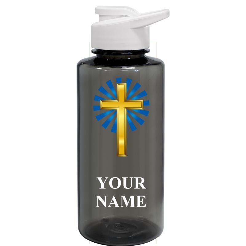 WATER BOTTLE 36OZ GRAY