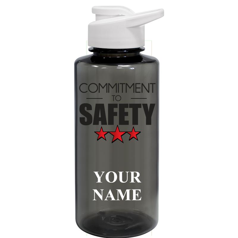 WATER BOTTLE 36OZ GRAY