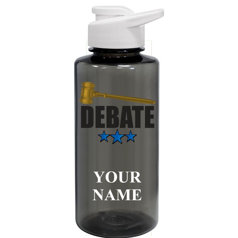 WATER BOTTLE 36OZ GRAY