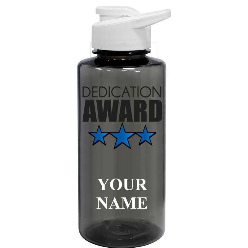 WATER BOTTLE 36OZ GRAY