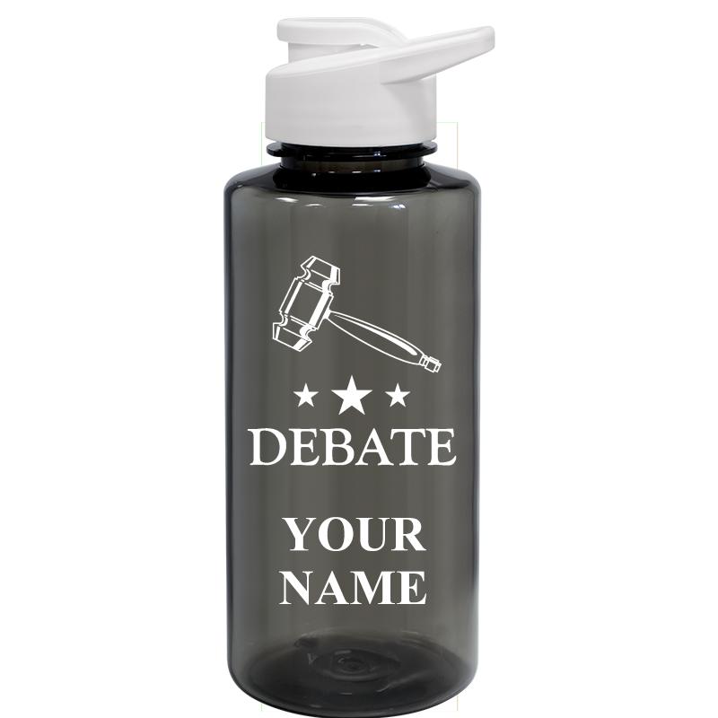 WATER BOTTLE 36OZ GRAY