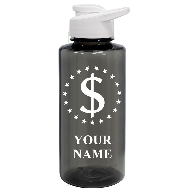 WATER BOTTLE 36OZ GRAY