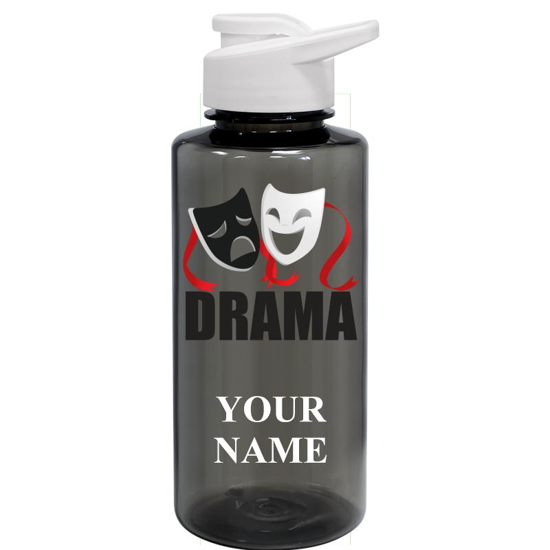 WATER BOTTLE 36OZ GRAY