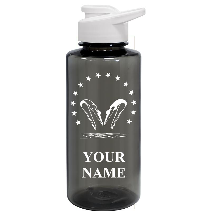 WATER BOTTLE 36OZ GRAY