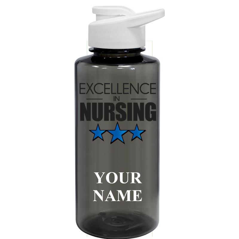 WATER BOTTLE 36OZ GRAY