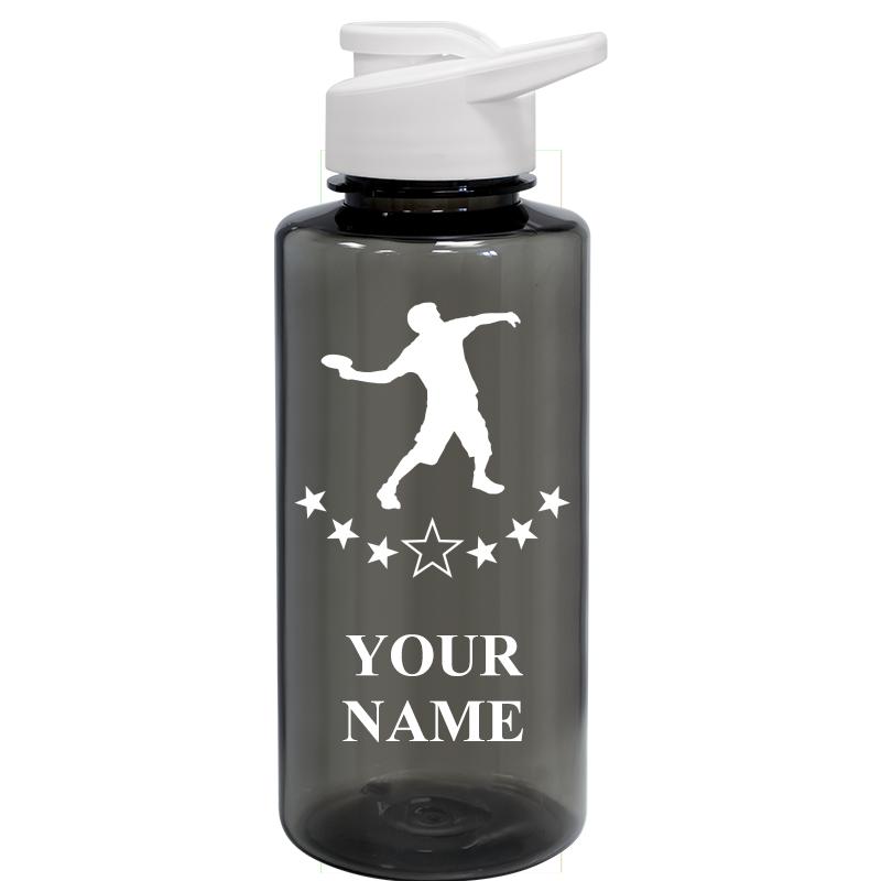 WATER BOTTLE 36OZ GRAY