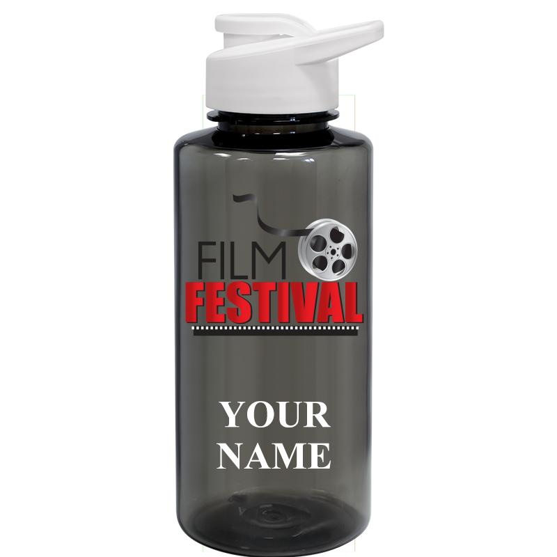 WATER BOTTLE 36OZ GRAY