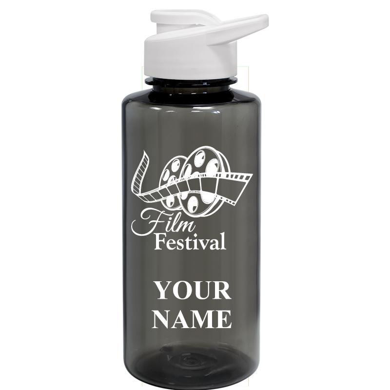 WATER BOTTLE 36OZ GRAY