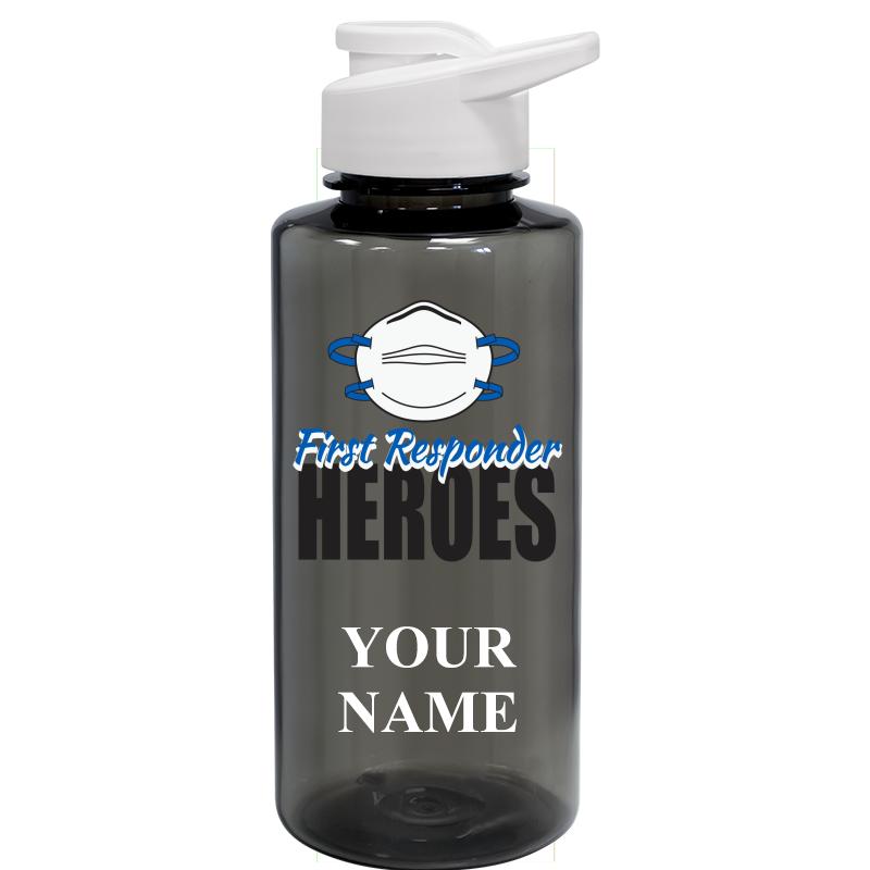 WATER BOTTLE 36OZ GRAY