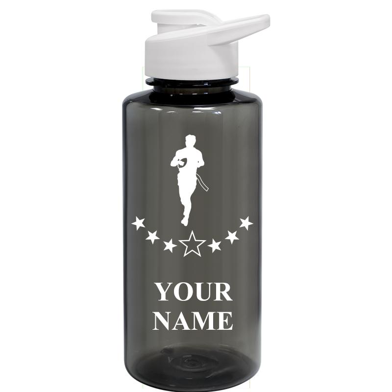 WATER BOTTLE 36OZ GRAY