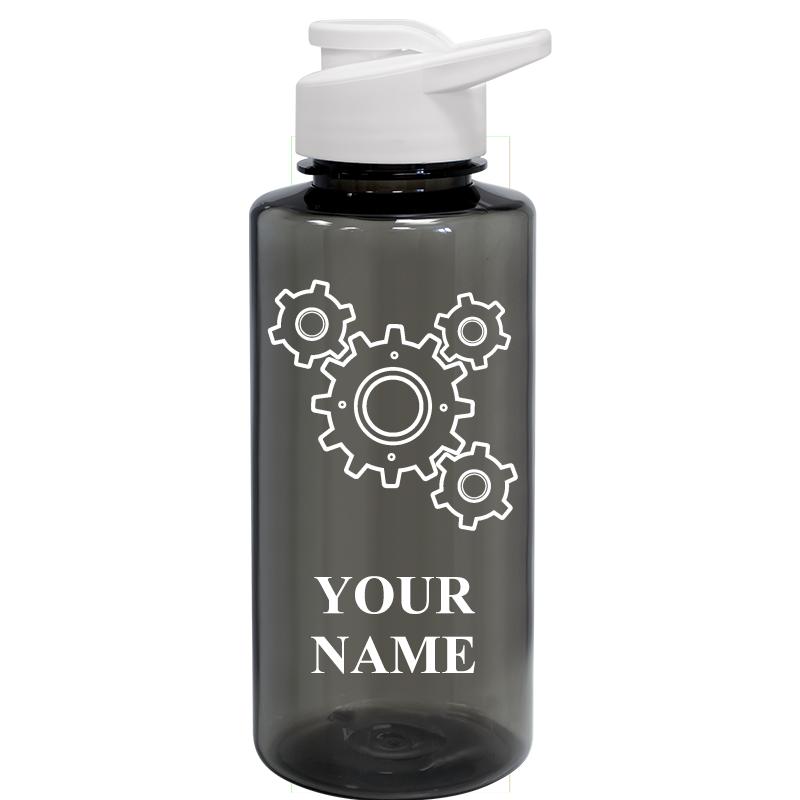 WATER BOTTLE 36OZ GRAY