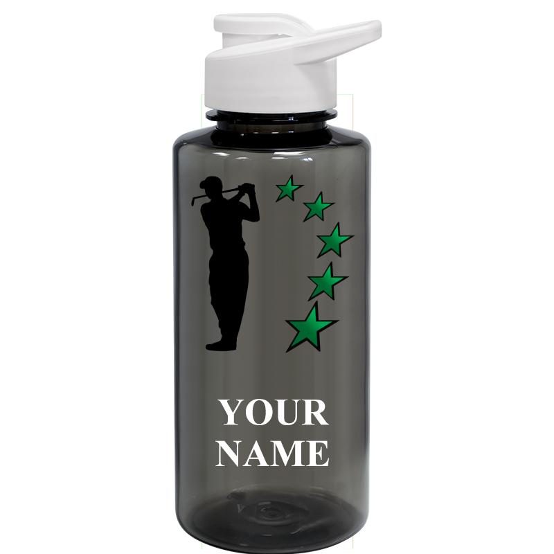 WATER BOTTLE 36OZ GRAY