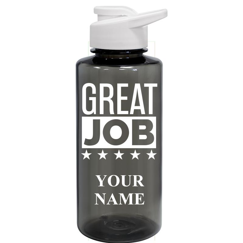 WATER BOTTLE 36OZ GRAY