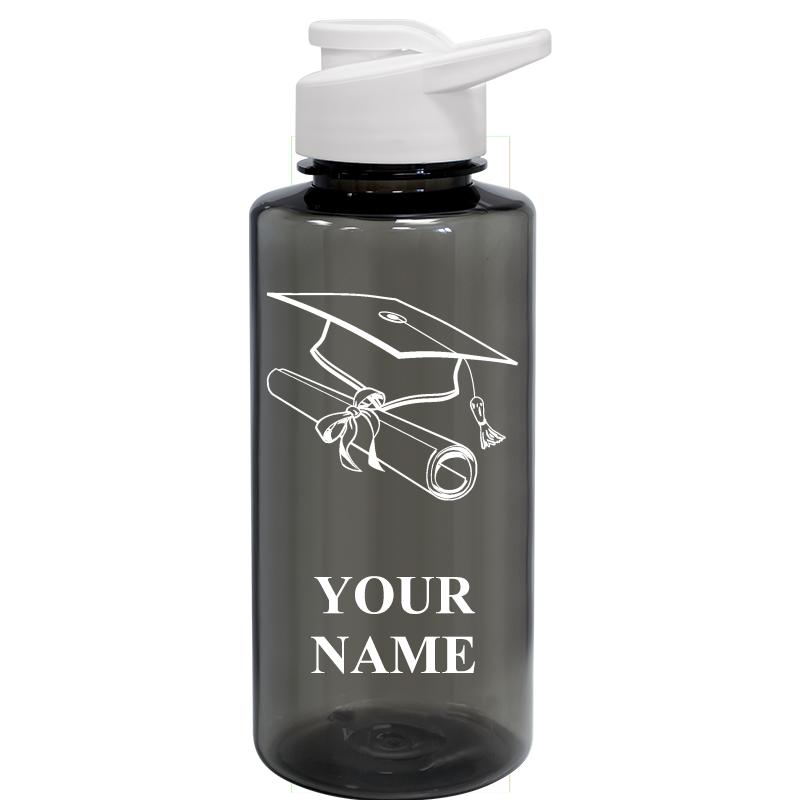 WATER BOTTLE 36OZ GRAY