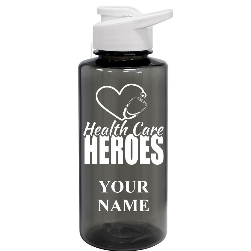 WATER BOTTLE 36OZ GRAY