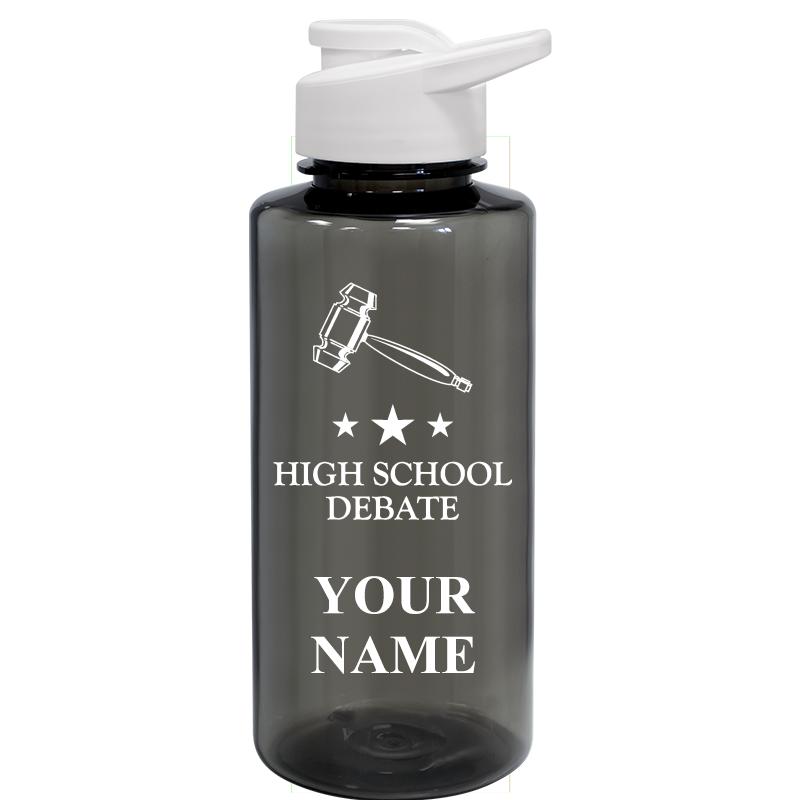 WATER BOTTLE 36OZ GRAY