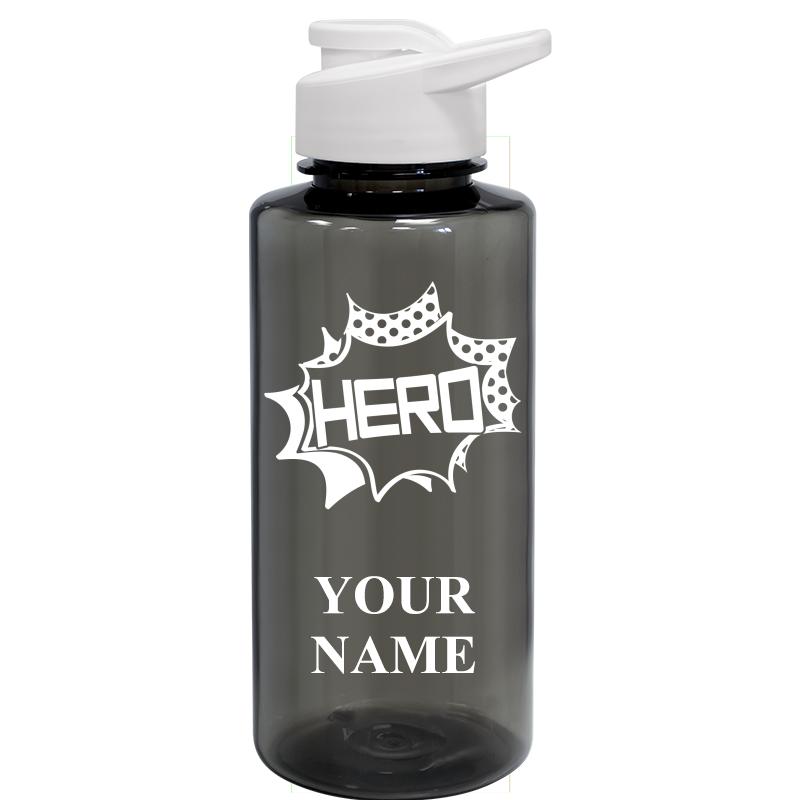 WATER BOTTLE 36OZ GRAY