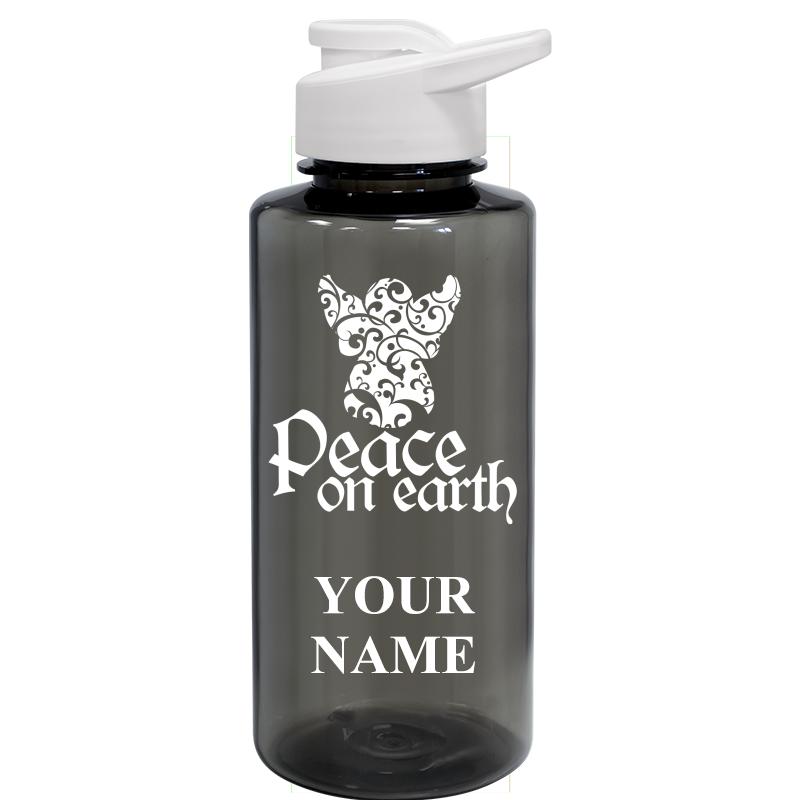 WATER BOTTLE 36OZ GRAY