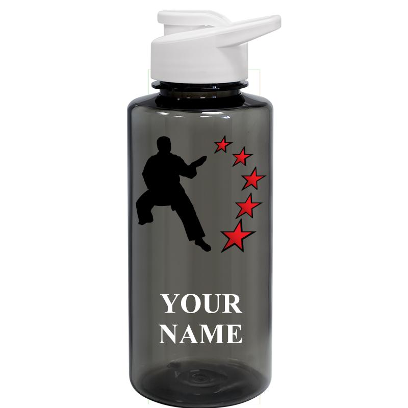 WATER BOTTLE 36OZ GRAY