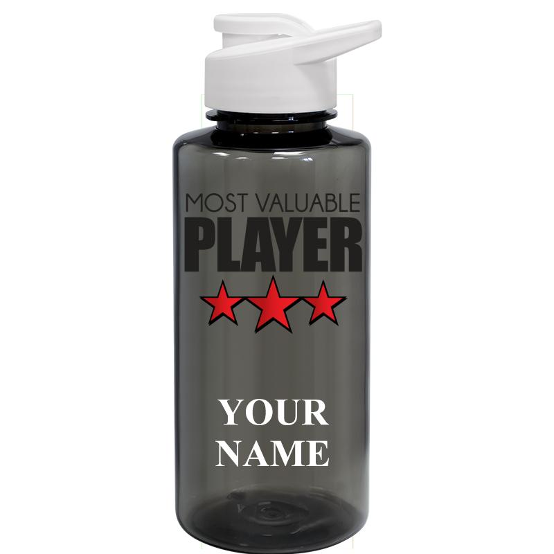 WATER BOTTLE 36OZ GRAY