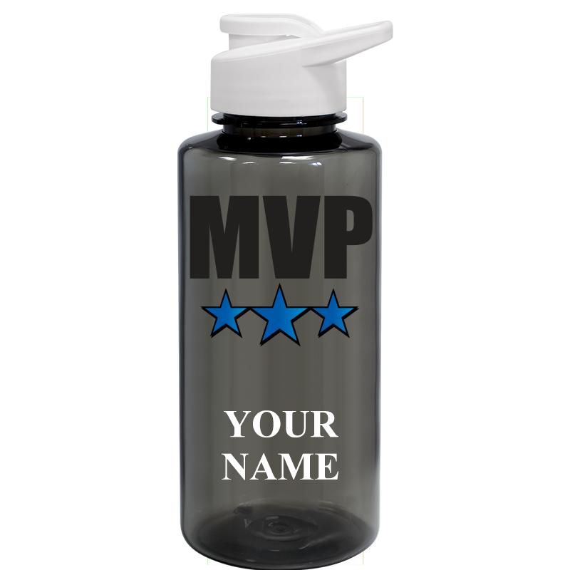 WATER BOTTLE 36OZ GRAY