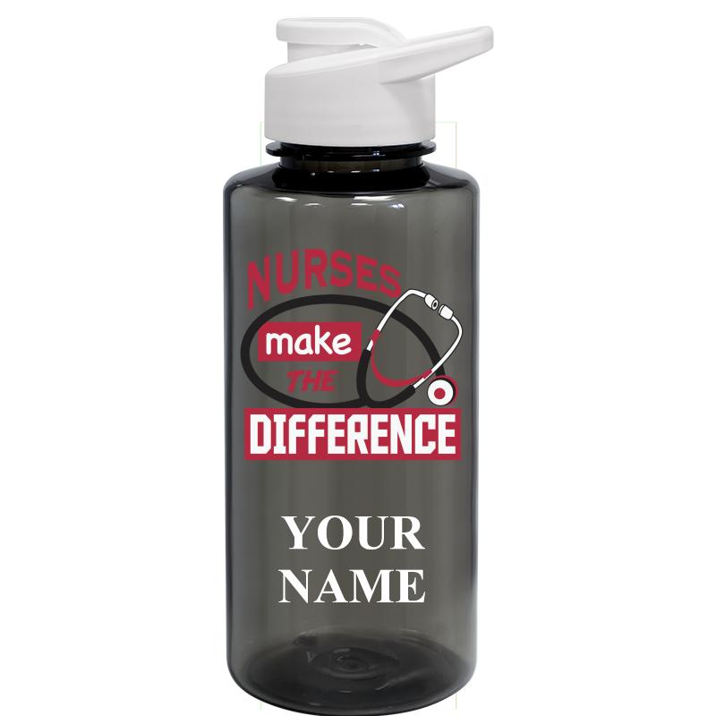 WATER BOTTLE 36OZ GRAY