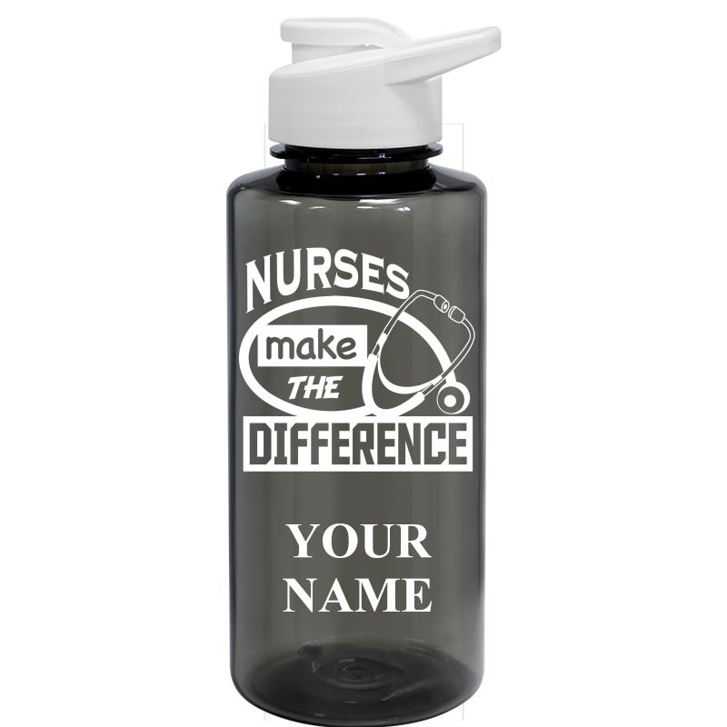 WATER BOTTLE 36OZ GRAY