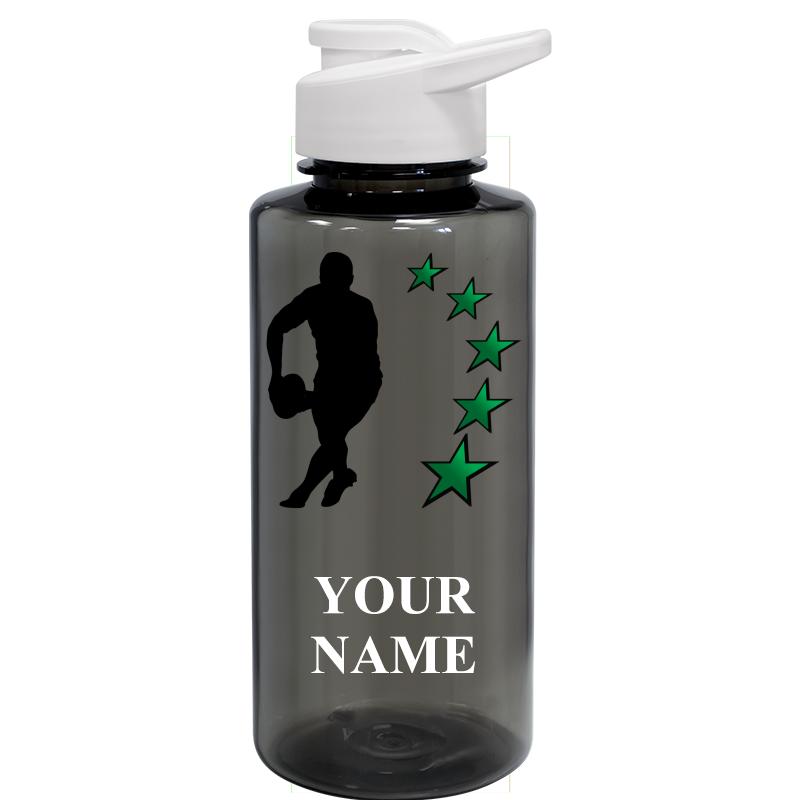WATER BOTTLE 36OZ GRAY