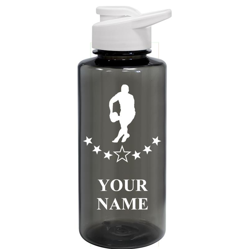 WATER BOTTLE 36OZ GRAY