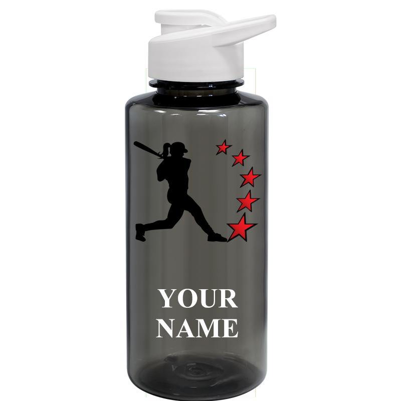 WATER BOTTLE 36OZ GRAY