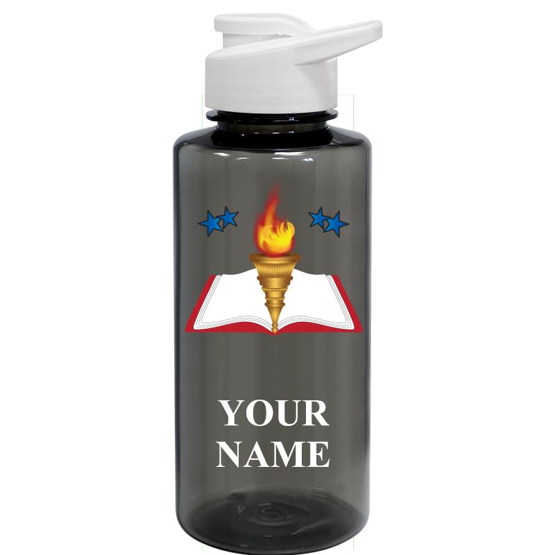 WATER BOTTLE 36OZ GRAY