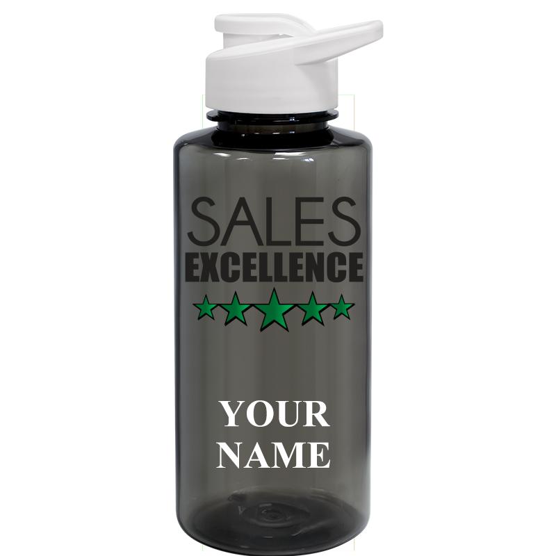 WATER BOTTLE 36OZ GRAY