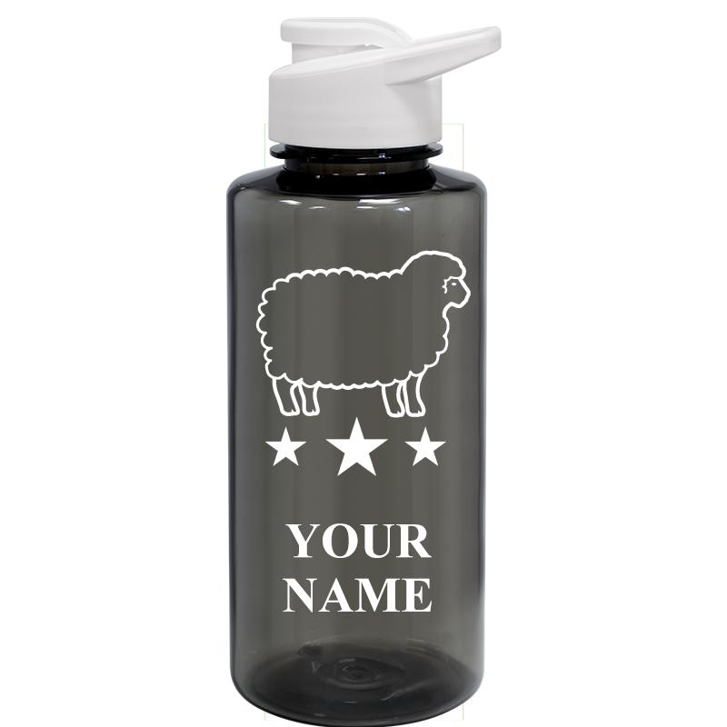 WATER BOTTLE 36OZ GRAY